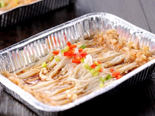 卓资锡纸烤金针菇